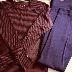 Smartwool base layers, long sleeve Top and bottom
